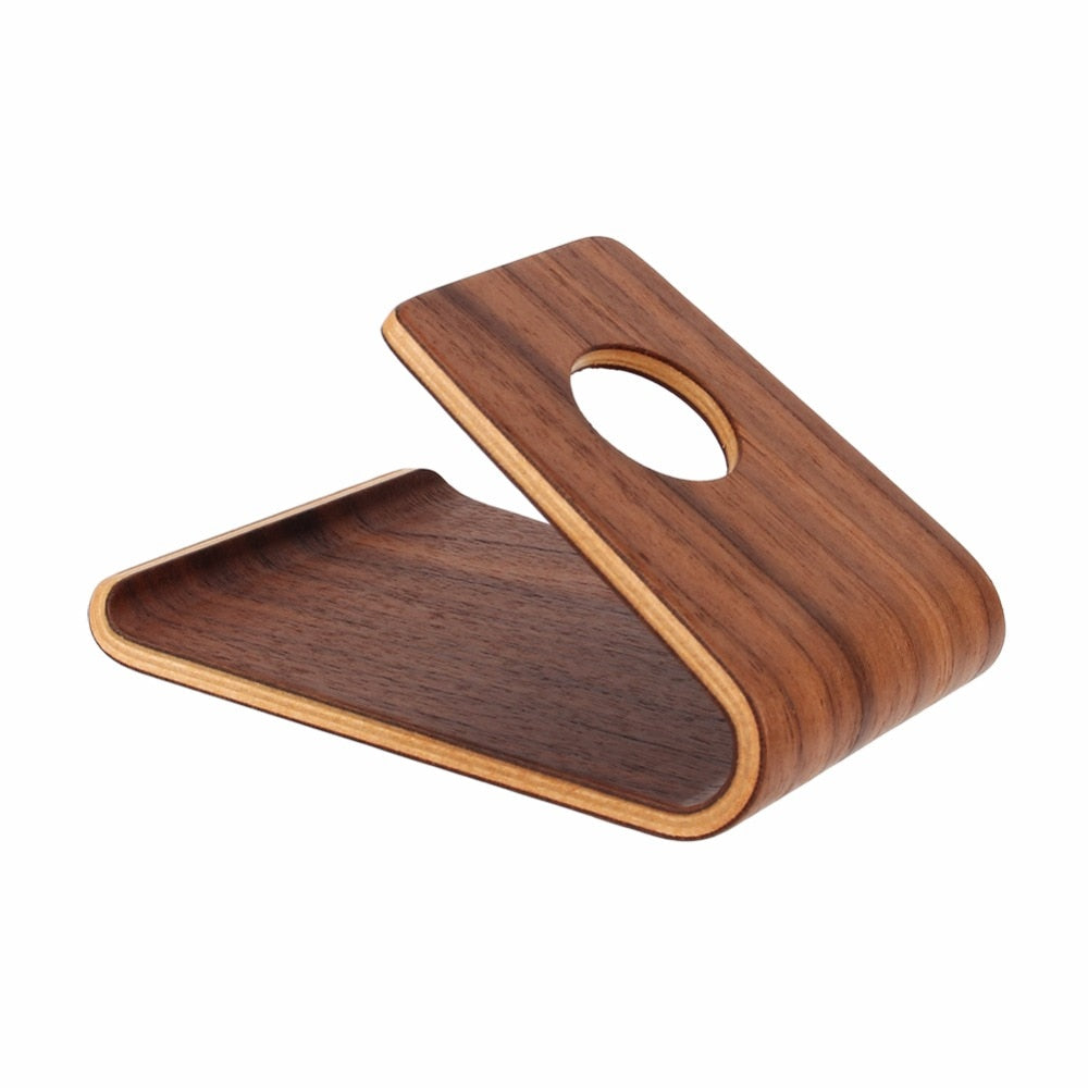 Universal Wooden Bamboo Mobile Phone Stand Holder Lightweight Slim Cellphones Stands for iPhone
