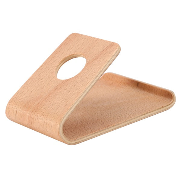 Universal Wooden Bamboo Mobile Phone Stand Holder Lightweight Slim Cellphones Stands for iPhone