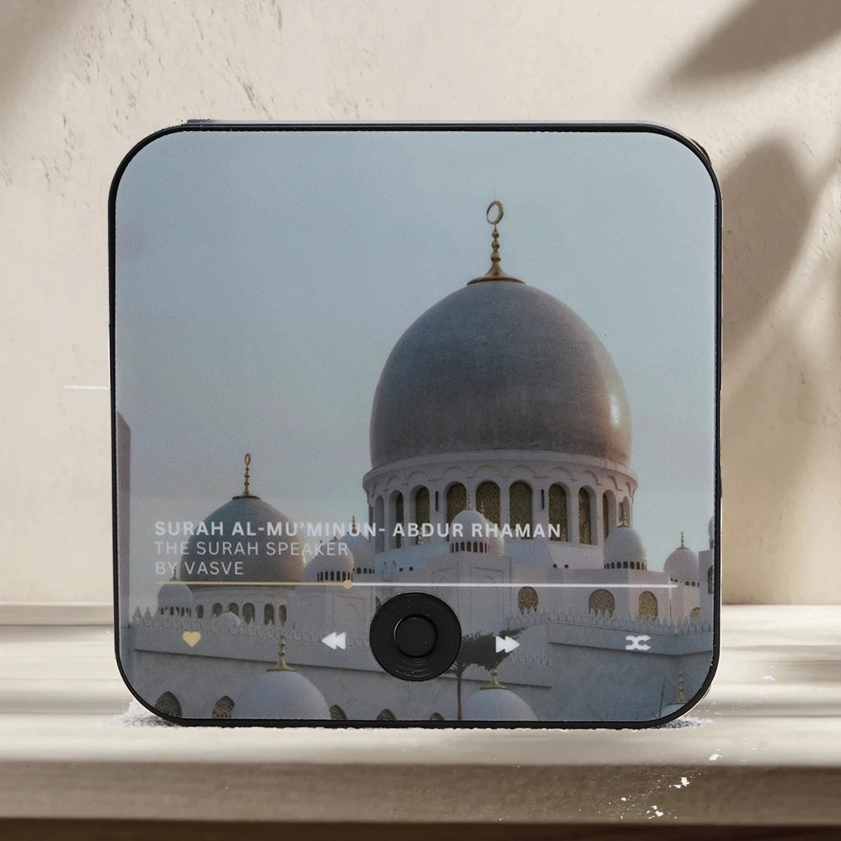 Altoparlante magnetico Surah Altoparlante Corano per frigorifero Regalo islamico Regalo musulmano Ramadan e Eid Lettore Surah | Regalo musulmano 2025