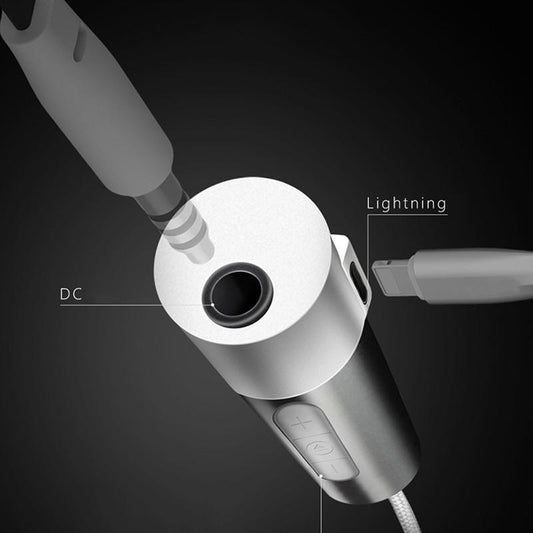 2 in 1 for Lightning to 3.5mm Earphone Headphone