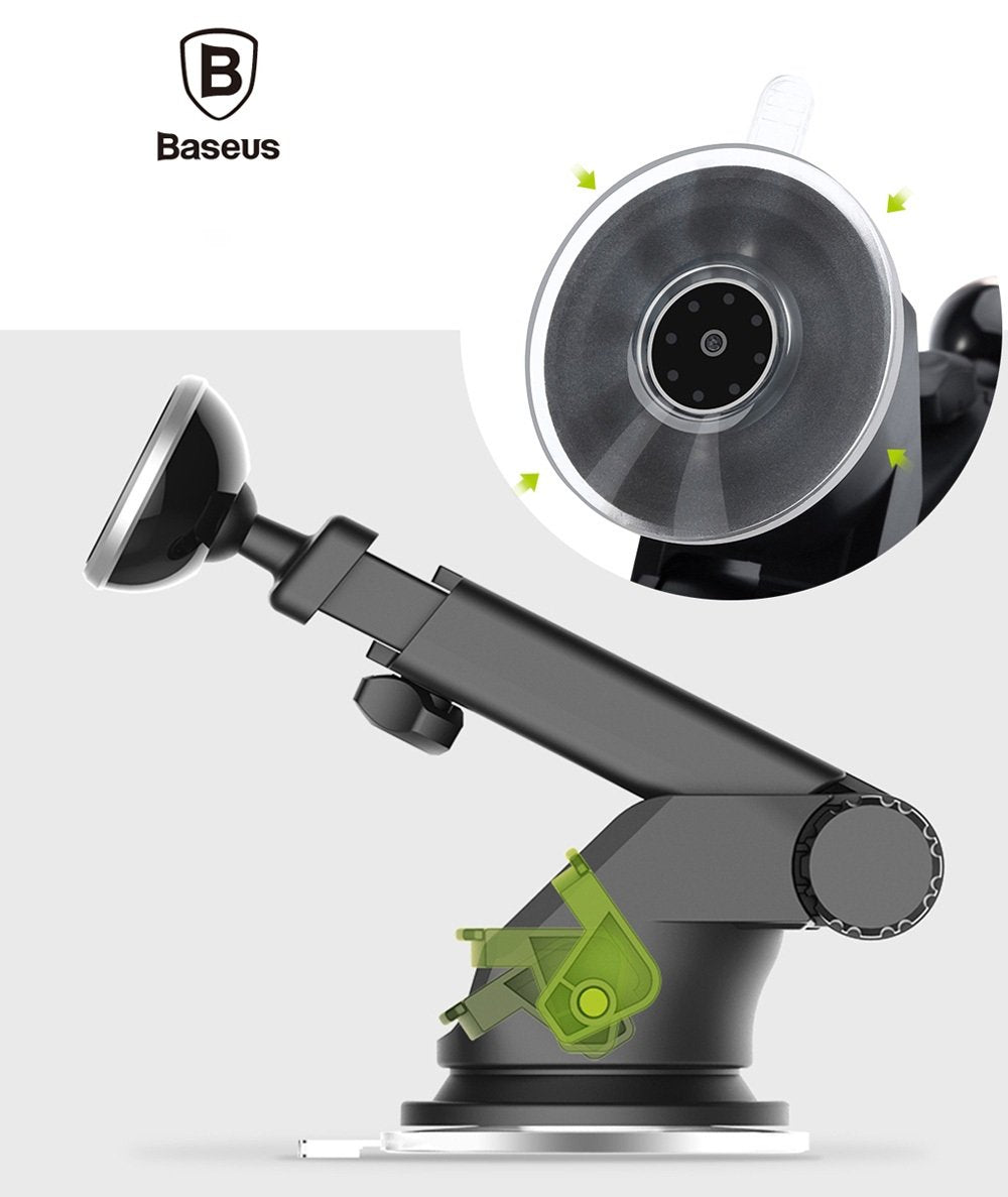 Solid Series BASEUS Telescopic Magnetic Car Phone Holder Mount Mobile Phone Stand 360 Rotation