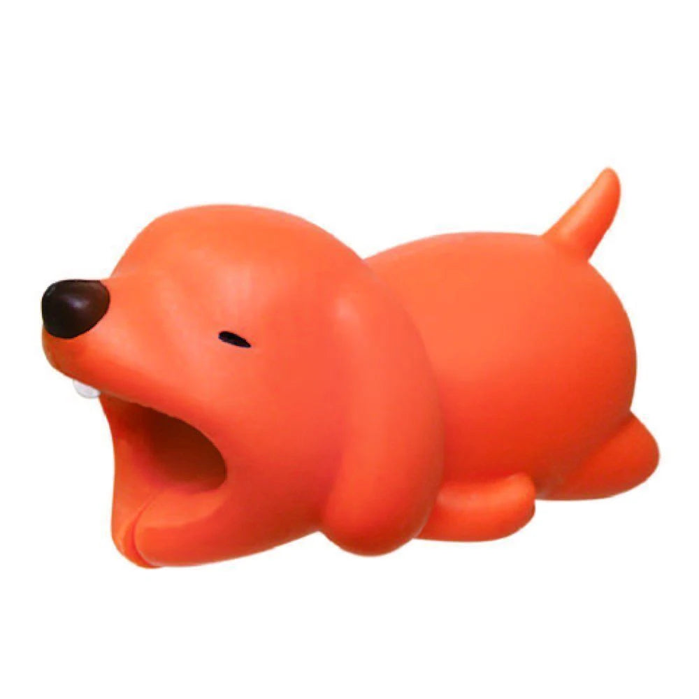 Cute Animal Shape Cable Protector Soft Silicone Anti Break Data Line Protective Cell Computers Mobile Phone Accessories